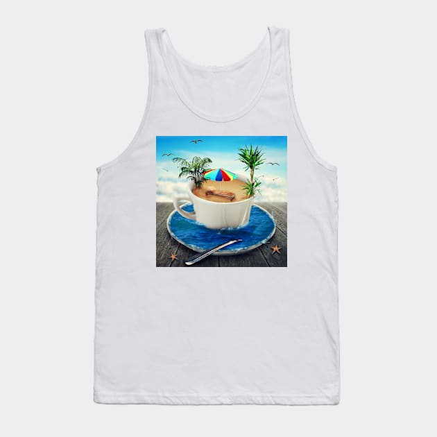 summer holiday cup Tank Top by psychoshadow